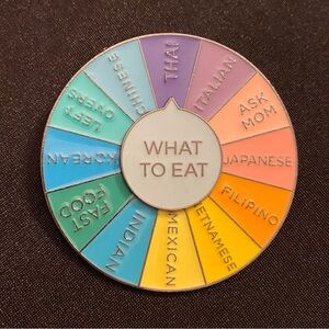 Enamel Pin or Magnet Makes Deciding What to Eat Easy | No More Arguing